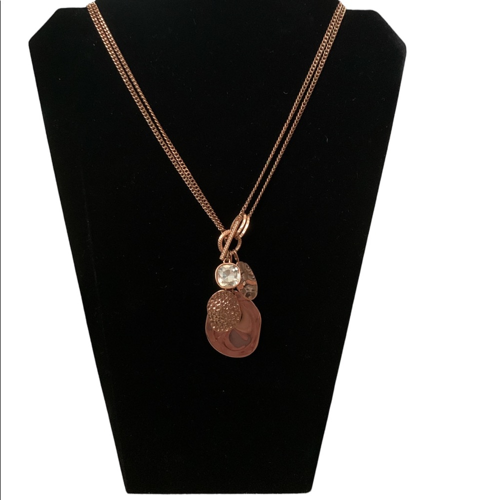 Premier Designs copper necklace.
